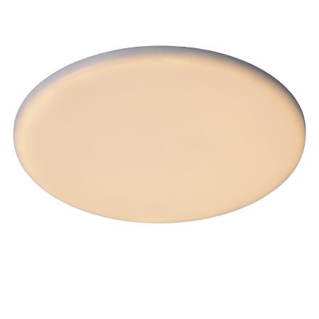 Lucide CERES-LED - Plafonnier Salle de bains - Ø 21,5 cm - LED Dim. - 1x30W 3000K - IP44 - Noir 