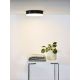 Lucide CERES-LED - Plafonnier Salle de bains - Ø 21,5 cm - LED Dim. - 1x30W 3000K - IP44 - Noir 