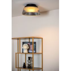 Lucide VIXI - Plafonnier - Ø 35 cm - LED Dim. - 1x17,6W 2900K - Fumé 