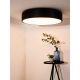 Lucide TALOWE LED - Plafonnier - Ø 60 cm - LED Dim. - 1x42W 3000K - Noir 