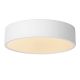 Lucide UNAR - Plafonnier - Ø 20 cm - LED Dim. - 1x12W 2700K - 3 StepDim - Blanc 