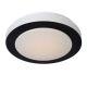 Lucide DIMY - Plafonnier Salle de bains - Ø 28,6 cm - LED Dim. - 1x12W 3000K - IP21 - 3 StepDim - Noir 