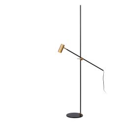 Lucide PHILINE - Lampadaire / lampe de lecture - 1xGU10 - Noir 