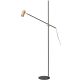 Lucide PHILINE - Lampadaire / lampe de lecture - 1xGU10 - Noir 