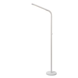 Lucide GILLY - Lampadaire / lampe de lecture Rechargeable - Batterie/Piles - LED Dim. - 1x3W 2700K - Blanc 