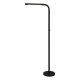 Lucide GILLY - Lampadaire / lampe de lecture Rechargeable - Batterie/Piles - LED Dim. - 1x3W 2700K - Noir 