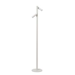 Lucide ANTRIM - Lampadaire / lampe de lecture Rechargeable - Batterie/Piles - LED Dim. - 2x2,2W 2700K - IP54 - Avec station de c