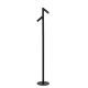 Lucide ANTRIM - Lampadaire / lampe de lecture Rechargeable - Batterie/Piles - LED Dim. - 2x2,2W 2700K - IP54 - Avec station de c