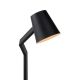 Lucide MIZUKO - Lampadaire / lampe de lecture - Ø 13 cm - 1xE14 - Noir 