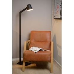 Lucide MIZUKO - Lampadaire / lampe de lecture - Ø 13 cm - 1xE14 - Noir