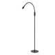 Lucide ZOZY - Lampadaire / lampe de lecture - LED Dim. - 1x4W 3000K - 3 StepDim - Noir 