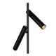 Lucide PHILON - Lampadaire / lampe de lecture - Ø 23 cm - LED Dim. - 2x4,5W 3000K - Noir 