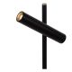 Lucide PHILON - Lampadaire / lampe de lecture - Ø 23 cm - LED Dim. - 1x4,5W 3000K - Noir 