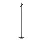 Lucide PHILON - Lampadaire / lampe de lecture - Ø 23 cm - LED Dim. - 1x4,5W 3000K - Noir 