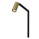 Lucide SYBIL - Lampadaire / lampe de lecture - 1xGU10 - Noir 