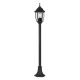 Lucide TIRENO - Lanterne / lampadaire exterieur Intérieur/Extérieur - 1xE27 - IP44 - Noir 