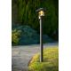 Lucide ZICO - Lanterne / lampadaire exterieur Intérieur/Extérieur - Ø 21,8 cm - 1xE27 - IP44 - Noir 