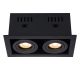 Lucide CHIMNEY - Spot encastrable - 2xGU10 - Noir 