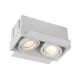 Lucide TRIMLESS - Spot encastrable - 2xGU10 - Blanc 