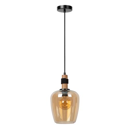 Lucide ILONA - Suspension - Ø 22 cm - 1xE27 - Ambre 