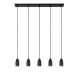 Lucide EVORA - Suspension - Ø 10 cm - 5xGU10 - Noir 