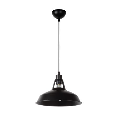 Lucide BRASSY-BIS - Suspension - Ø 31 cm - 1xE27 - Noir 