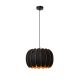 Lucide SPENCER - Suspension - Ø 30 cm - 1xE27 - Noir 