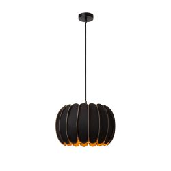 Lucide SPENCER - Suspension - Ø 30 cm - 1xE27 - Noir 