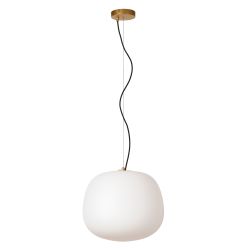 Lucide ELYSEE - Suspension - Ø 38 cm - 1xE27 - Opalin 