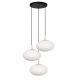 Lucide ELYSEE - Suspension - Ø 55 cm - 3xE27 - Opalin 