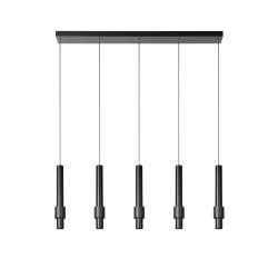 Lucide MARGARY - Suspension - LED Dim. - 5x4,2W 2700K - Noir 