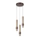 Lucide MARGARY - Suspension - Ø 28 cm - LED Dim. - 3x4W 2700K - Café 