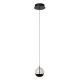 Lucide SENTUBAL - Suspension - Ø 14 cm - LED - 1x6,3W 2700K - Noir 