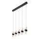 Lucide KLIGANDE - Suspension - LED Dim. - 5x7,8W 2700K - Noir 