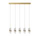 Lucide KLIGANDE - Suspension - LED Dim. - 5x7,8W 2700K - Or Mat / Laiton 