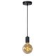 Lucide JOVA - Suspension - Ø 12 cm - 1xE27 - Noir 