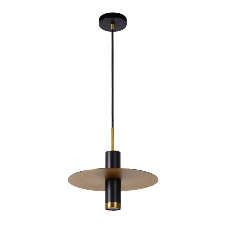 Lucide SELIN - Suspension - Ø 35 cm - 1xGU10 - Noir 