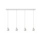 Lucide FAVORI - Suspension - 4xGU10 - Blanc 