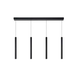 Lucide LORENZ - Suspension - LED Dim. - 4x4W 3000K - Noir 