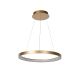 Lucide VIDAL - Suspension - Ø 58 cm - LED Dim. - 1x48W 2700K - Or Mat / Laiton 