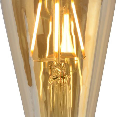 Lucide ST64 - Ampoule filament - Ø 6,4 cm - LED Dim. - E27 - 1x5W 2700K - Ambre 