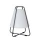 Lucide PYRAMID - Lampe de table Intérieur/Extérieur Rechargeable - Batterie/Piles - LED Dim. - 1x2W 2700K - IP54 - Anthracite 