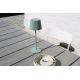 Lucide JUSTINE - Lampe de table Intérieur/Extérieur Rechargeable - Batterie/Piles - LED Dim. - 1x2W 2700K - IP54 - Avec station 