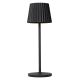 Lucide JUSTINE - Lampe de table Intérieur/Extérieur Rechargeable - Batterie/Piles - LED Dim. - 1x2W 2700K - IP54 - Avec station 