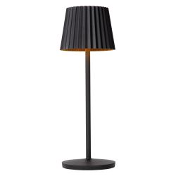 Lucide JUSTINE - Lampe de table Intérieur/Extérieur Rechargeable - Batterie/Piles - LED Dim. - 1x2W 2700K - IP54 - Avec station 