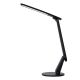 Lucide PRACTICO - Lampe de bureau - LED Dim. - 1x10W 2700K/6000K - Point de rechargement USB - Noir 