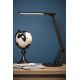 Lucide PRACTICO - Lampe de bureau - LED Dim. - 1x10W 2700K/6000K - Point de rechargement USB - Noir 