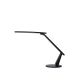 Lucide PRACTICO - Lampe de bureau - LED Dim. - 1x10W 2700K/6000K - Point de rechargement USB - Noir 