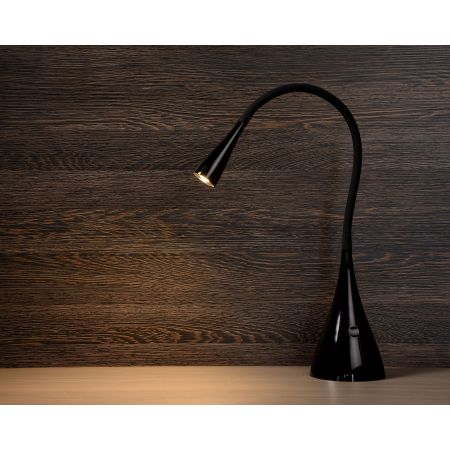 Lucide ZOZY - Lampe de bureau - LED Dim. - 1x4W 3000K - Noir 