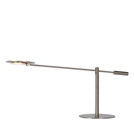 Lucide ANSELMO - Lampe de bureau - LED Dim. - 1x9W 3000K - Chrome Dépoli 